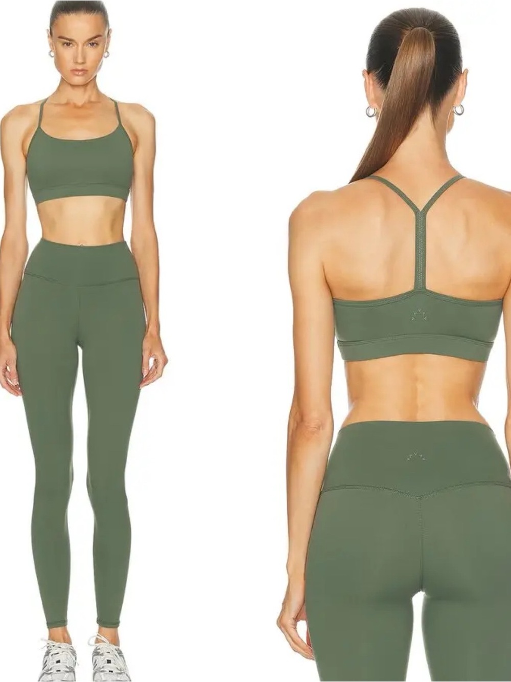 NWT Varley The Always Cerys Bra and Always High Legging Set, Thyme, size S